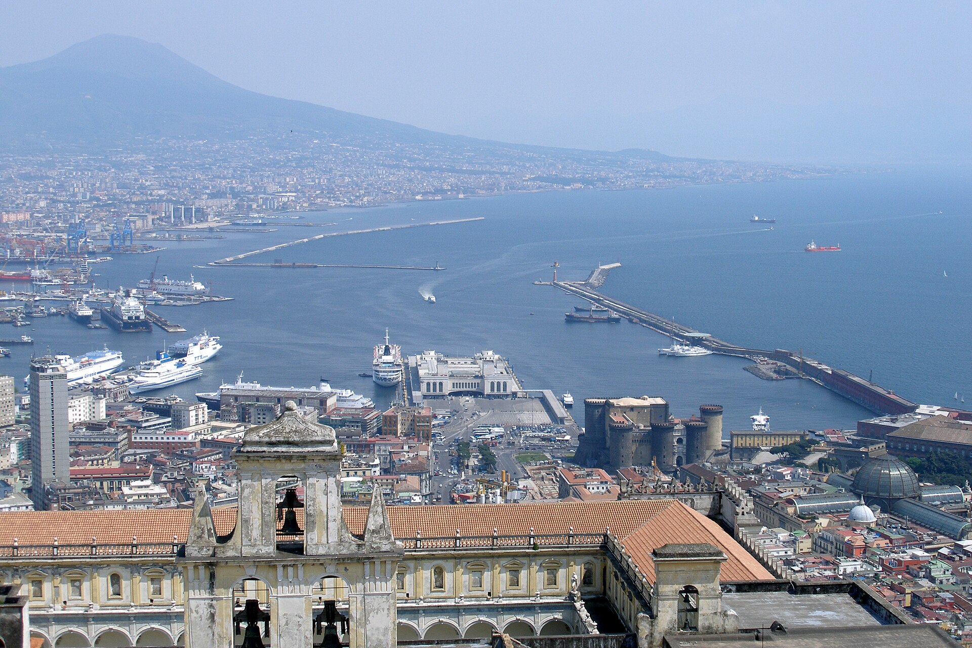 Views of Vesuvius from Naples